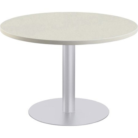 Special-T Table, RoundTop, BarHeight, 42inDIAx42inH, CrispLinen SCTSIEN42BHCL